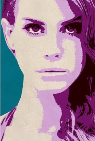 Lana Del Rey pop art foto - 5