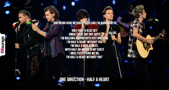 One Direction: le migliori frasi delle canzoni