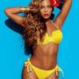 Beyoncé in bikini giallo