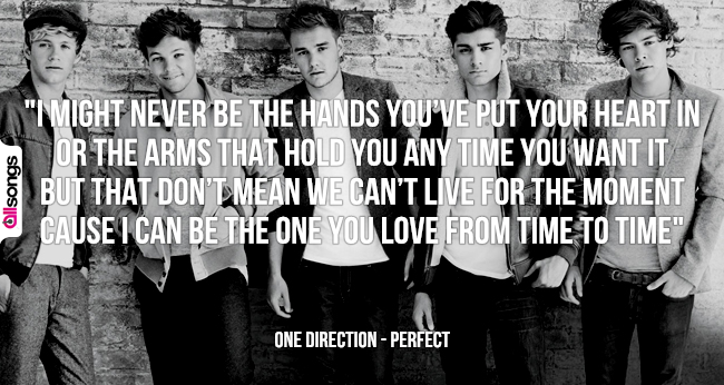 One Direction: le migliori frasi delle canzoni