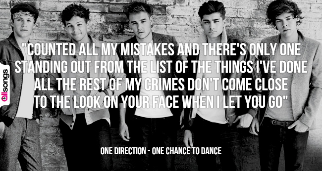 One Direction: le migliori frasi delle canzoni