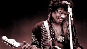Jimi Hendrix in una foto dell'epoca