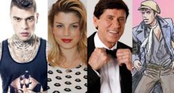 Fedez, Emma Marrone, Gianni Morandi e Adriano Celentano