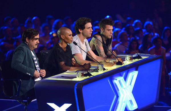 I 4 giudici di X Factor 9 durante i Bootcamp di Torino