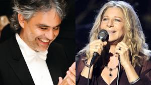 Andrea Bocelli e Barbra Streisand