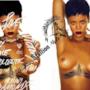 Rihanna nuda - Seno scoperto
