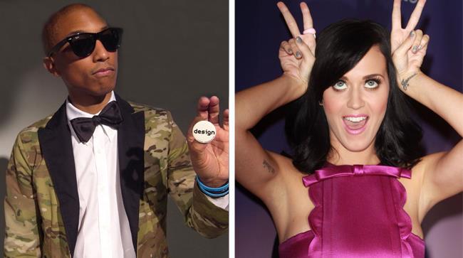 Pharrell Williams e Katy Perry insieme ai Brit Awards 2014