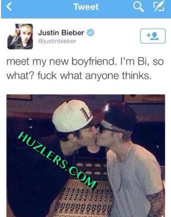 Justin Bieber e Austin Mahone si baciano