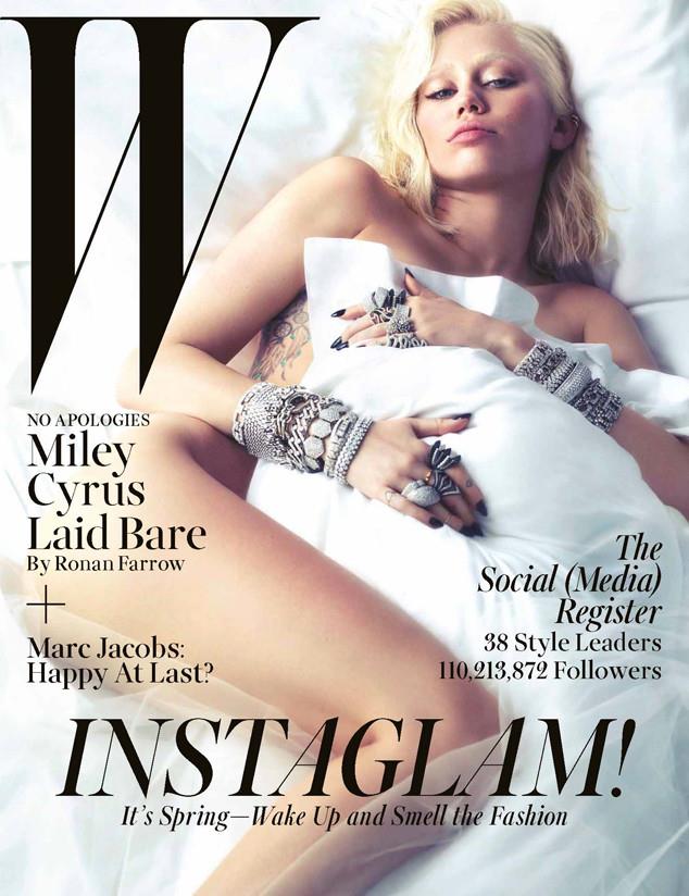 W Magazine con Miley Cyrus in copertina