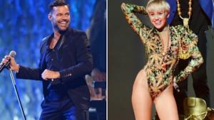 Miley Cyrus e Ricky Martin