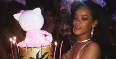La torta di compleanno di Rihanna