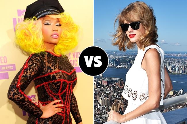 taylor swift and nicki minaj twitter