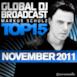 Global Dj Broadcast Top 15 - November 2011 (Including Classic Bonus Track)