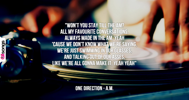 One Direction: le migliori frasi delle canzoni