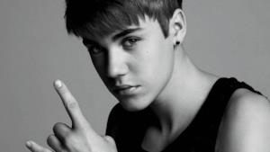 Primo piano di Justin Bieber