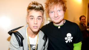 Justin Bieber in foto con Ed Sheeran