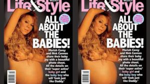 Mariah Carey nuda col pancione per Life & Style Magazine