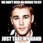 We don&#39;t need no wings to fly just take my hand