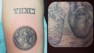 Tatuaggio cuori di Miley Cyrus