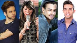 Alessio Bernabei, Alessandra Amoroso, Valerio Scanu e Marco Carta