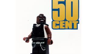 50 Cent riprodotto con i Lego