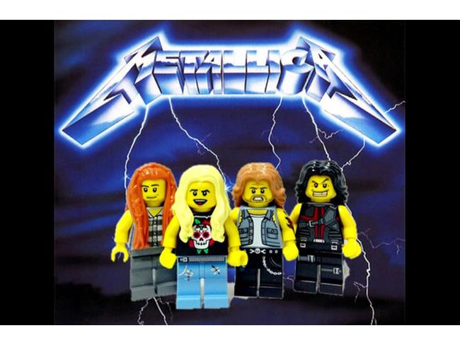 I Metallica riprodotti con i Lego