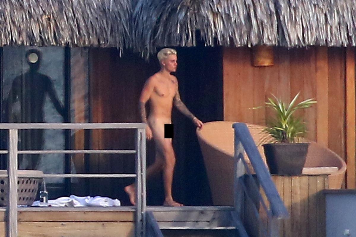 Justin Bieber a Bora Bora