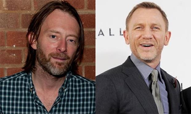 Thom Yorke dei Radiohead e Daniel Craig