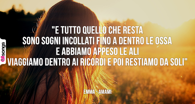 Emma: le migliori frasi delle canzoni