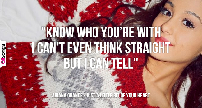 Ariana Grande: le migliori frasi delle canzoni