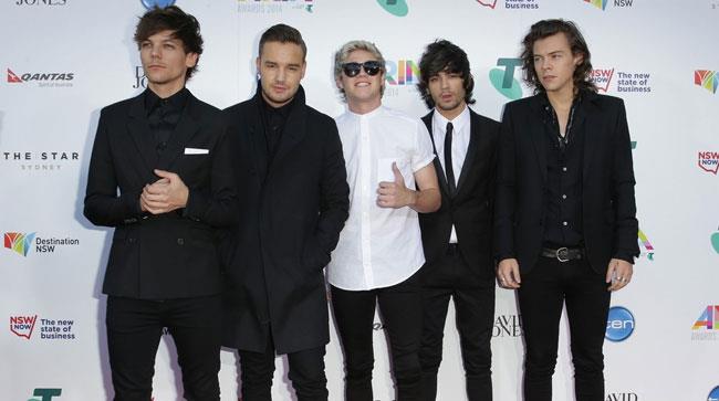 I One Direction sul red carper degli ARIA Awards 2014
