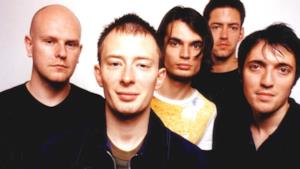 La band inglese dei Radiohead nel 1997