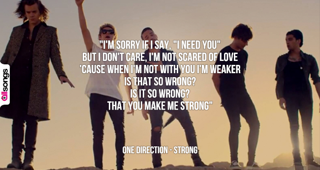 One Direction: le migliori frasi delle canzoni