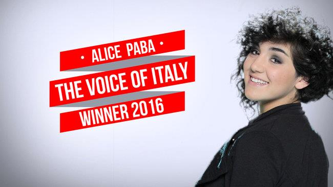 Alice Paba The Voice of Italy 2016