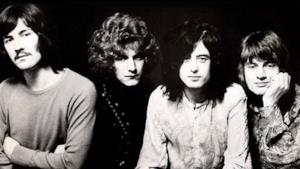 I quattro componenti dei Led Zeppelin