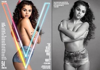 Selena Gomez in topless per V Magazine