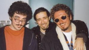 Max Gazzè, Daniele Silvestri e Niccolò Fabi in una vecchia foto