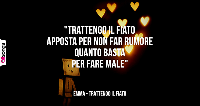 Emma: le migliori frasi delle canzoni