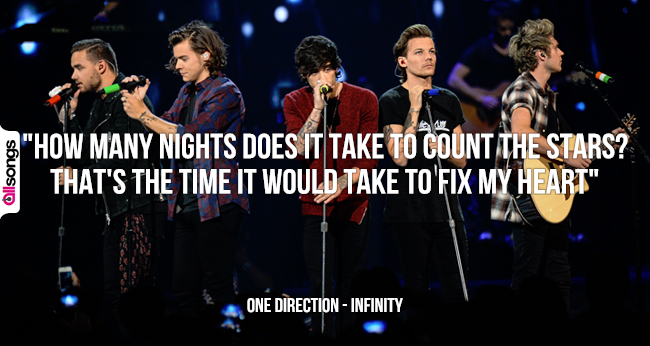 One Direction: le migliori frasi delle canzoni