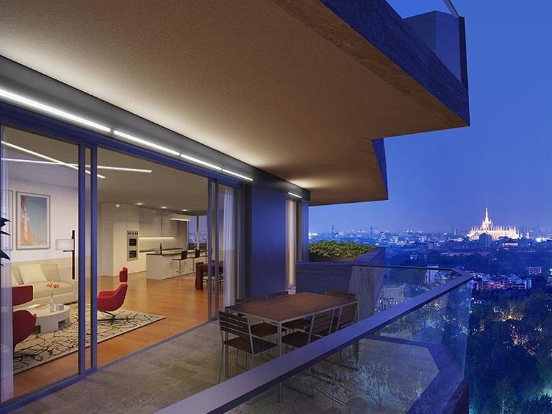 Vista sul Duomo di Milano