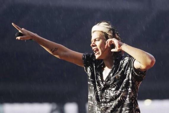 Harry Styles al concerto di Torino dei One Direction