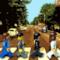 La copertina di Abbey Road riprodotta con i Lego