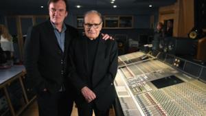 Ennio Morricone insieme a Tarantino