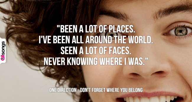 One Direction: le migliori frasi delle canzoni