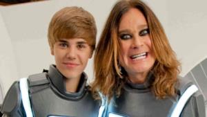 Justin Bieber e Ozzy Osbourne insieme sul set di una pubblicità