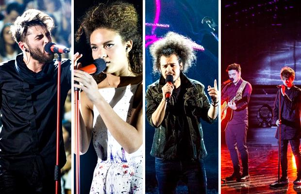 I quattro finalisti di X Factor 2015 Italia