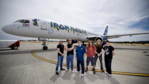 Gli Iron Maiden con il Flight 666