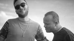 Gigi D'Alessio e Briga in moto nel video di Guaglione