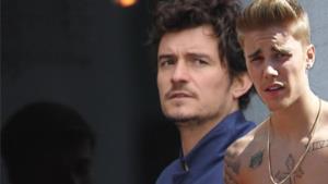 Justin Bieber e Orlando Bloom