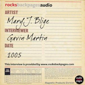 Mary J. Blige Interviewed By Gavin Martin